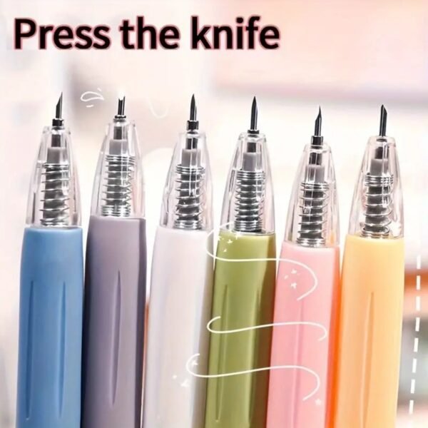 6pcs Retractable Craft Knife Pens - Image 6