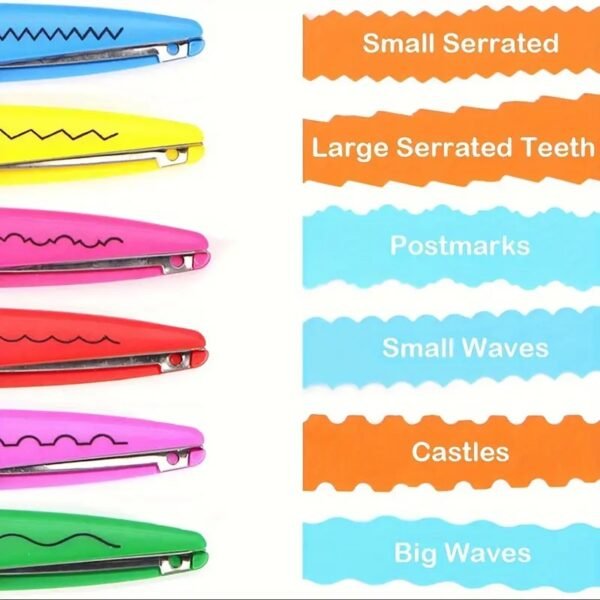 3pcs Plastic Safety Art Scissors for Crafts - Image 3