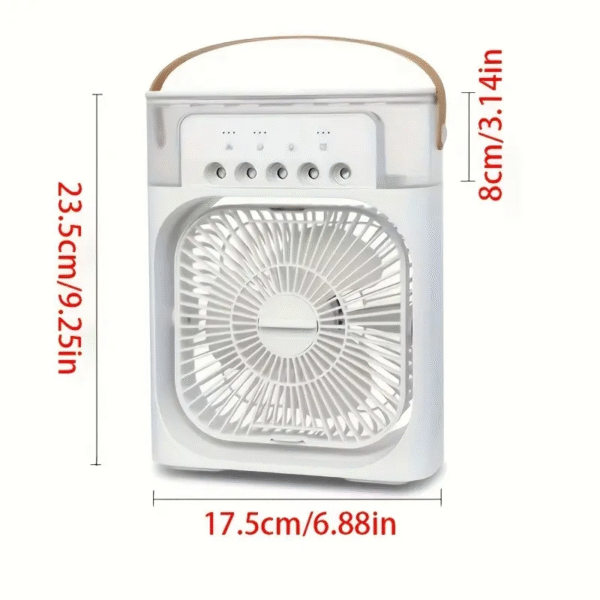 Multi-Function Five Hole Humidification Air Conditioning Fan Electric Fan- Random - Image 2
