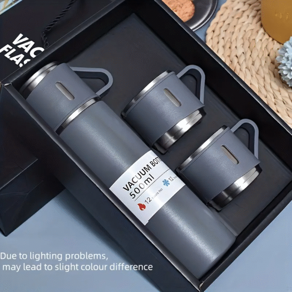 Stainless Steel Vacuum Flask Set - Image 2