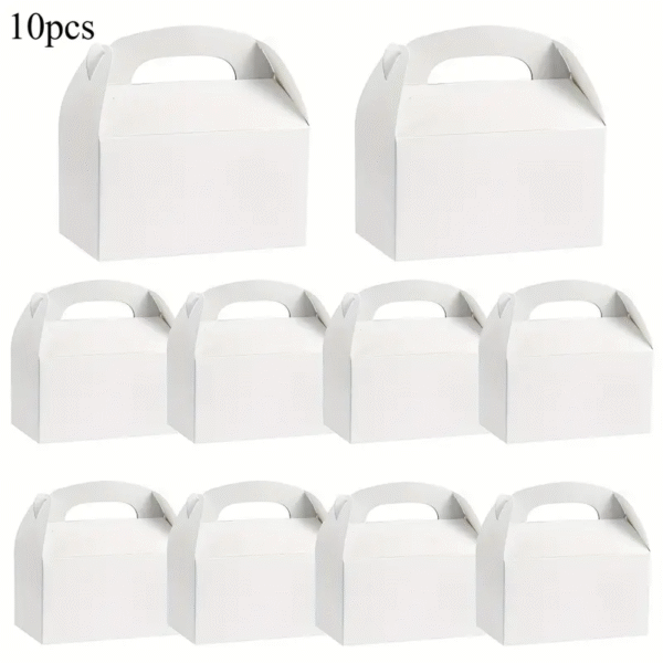 10pcs Glossy Gift Box with Handle - Image 2