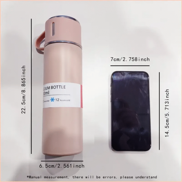 Stainless Steel Vacuum Flask Set - Image 3