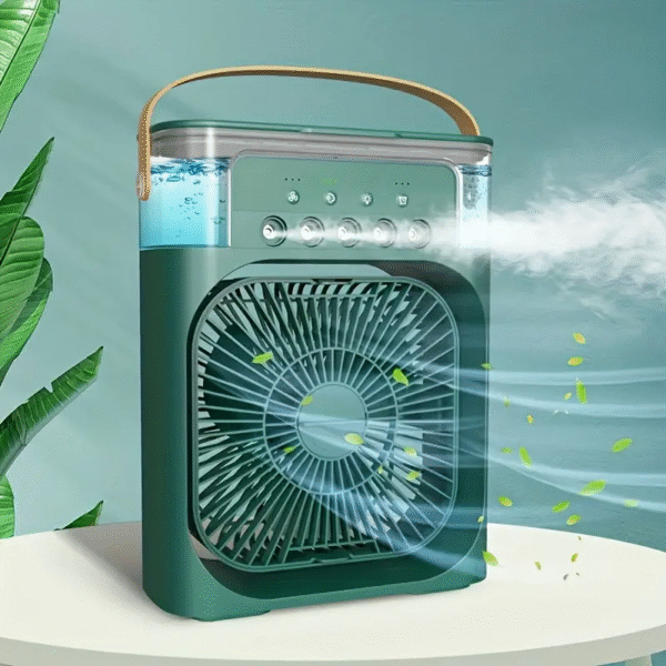 Multi-Function Five Hole Humidification Air Conditioning Fan Electric Fan- Random - Image 4