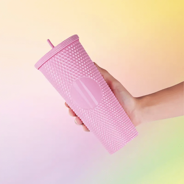 3pcs Durian Texture Reusable Water Bottles with Straw - Image 7