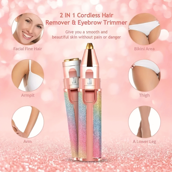 Rechargeable Eyebrow Trimmer – Precision Hair Removal for Face & Brows - Image 5