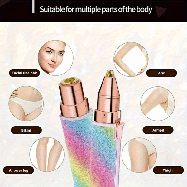 Rechargeable Eyebrow Trimmer – Precision Hair Removal for Face & Brows - Image 3