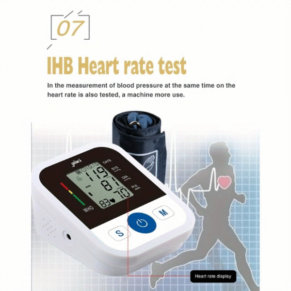 Electronic Blood Pressure Monitor – Digital, Automatic & Easy-to-Use Arm Cuff Device - Image 5