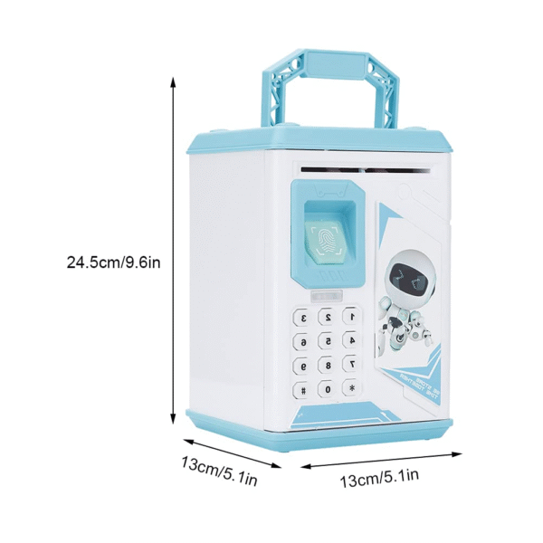 Electric Children’s Saving Pot – Password-Protected Piggy Bank with Auto Bill Scroll - Image 3