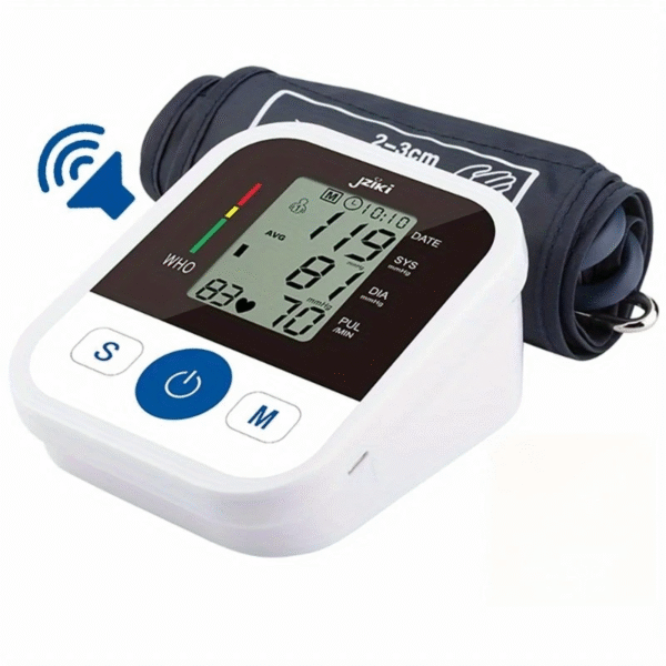 Electronic Blood Pressure Monitor – Digital, Automatic & Easy-to-Use Arm Cuff Device