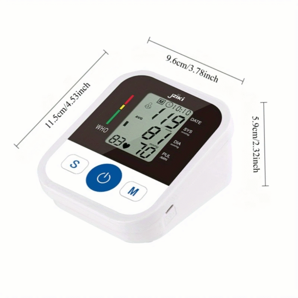 Electronic Blood Pressure Monitor – Digital, Automatic & Easy-to-Use Arm Cuff Device - Image 3