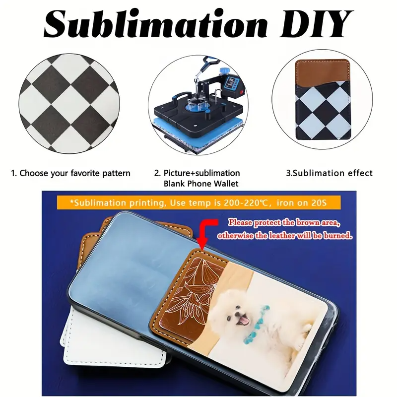 1pcs sublimation blanks phone wallet faux leather card holder 1pcs sublimation blanks phone wallet faux leather card holder