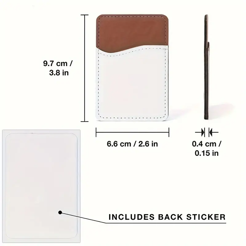 1pcs sublimation blanks phone wallet faux leather card holder 1pcs sublimation blanks phone wallet faux leather card holder