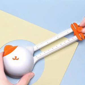1pc adjustable circular paper cutter with measurement scale