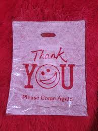 thank you packaging plastic