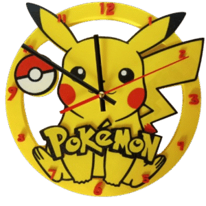 pikatime wall clock – pokémon edition