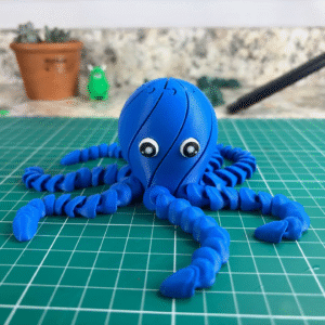 3d‑printed octopus figurine random colour