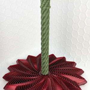 spiral bloom 3d‑printed sculpture random colour