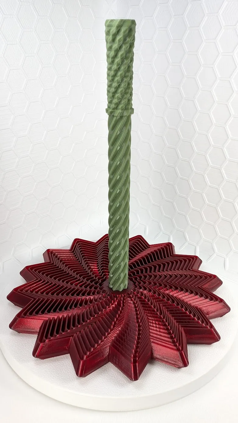 spiral bloom 3d‑printed sculpture random colour spiral bloom 3d‑printed sculpture random colour